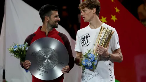 În plin scandal de dopaj, Jannik Sinner l-a învins iar pe Novak Djokovic şi a câştigat turneul ATP 1000 de la Shanghai