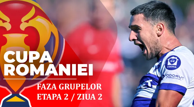 Cupa României, faza grupelor | Dinamo – Chindia se joacă ACUM. Diogo Pinto se distrează cu defensiva lui Leo Grozavu. Rezultate rușinoase pentru Știința Poli Timișoara și FC Bacău, la Lupeni și Liești. Corona a fost depășită lejer de CFC Argeș