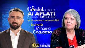 „Ai Aflat! cu Ionuț Cristache” începe joi, 10 septembrie, de la ora 15.00, live pe Gândul. Invitată: Mihaela Ceaușescu