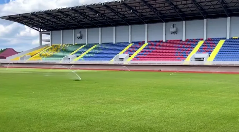 Stadionul Municipal din Alexandria e aproape gata, dar a mai depășit un termen de finalizare al lucrărilor