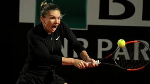 Moment tensionat la Roma! Halep s-a enervat în meciul cu Șarapova, iar fanii au început să huiduie. Ce s-a întâmplat