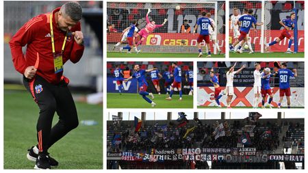 Steaua întoarce Sepsi OSK pe final și urcă din nou pe loc de play-off în Liga 2. Cum i-a motivat Daniel Oprița pe jucători la pauză