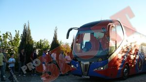 FOTO Steaua a ajuns la Alba Iulia! **"Sunt mulți dinamoviști aici, dar nu mi-e teamă de atmosfera ostilă"