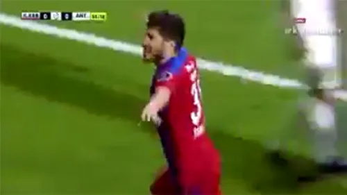 VIDEO | Gol fenomenal înscris de Cristi Tănase în Karakubspor - Antalyaspor 3-2. Latovlevici a dat o pasă de gol