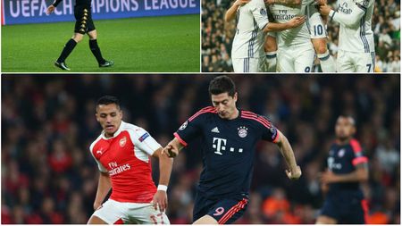 Liga Campionilor, optimi | Bayern - Arsenal 5-1. "Dubla" lui Thiago, Lewandowski, Robben și Muller "ucid" șansele londonezilor la calificare. Real - Napoli 3-1. Echipa lui Zidane își menține statutul de favorită la accederea în sferturi