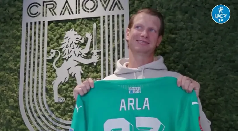 Giedrius Arlauskis a semnat cu Universitatea Craiova! Prezentare de echipă mare pentru portarul cu 7 titluri în Superliga. „Vreau să rescriu istoria!” | VIDEO
