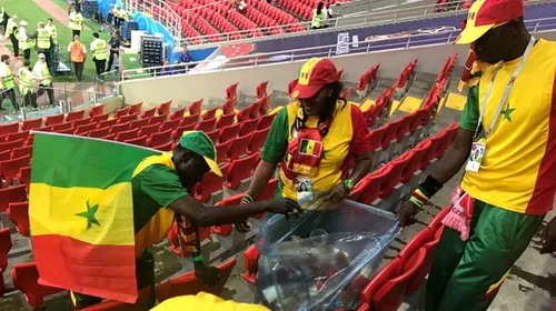Fanii senegalezi au oferit o lecție de civilizație la finalul victoriei cu Polonia | FOTO