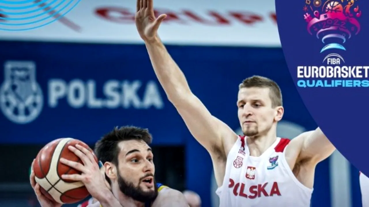 Baschet masculin: România, șase eșecuri consecutive în grupa preliminară EuroBasket 2022! Un nou meci pierdut: 81-88 cu Polonia