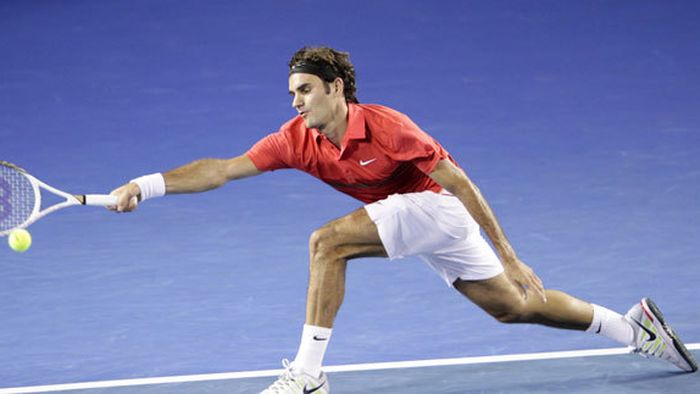 VIDEO Federer se distrează la Melbourne!** A reușit la debutul la Australian Open o fază care țipă "vreau să câștig turneul!"