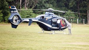 Plimbarea cu elicopterul, singura probă