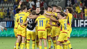 Luca Băsceanu, discurs de mare campion după România U19 - Muntenegru U19 2-1: „M-a învățat Mister Hagi. Aici suntem toți la fel”
