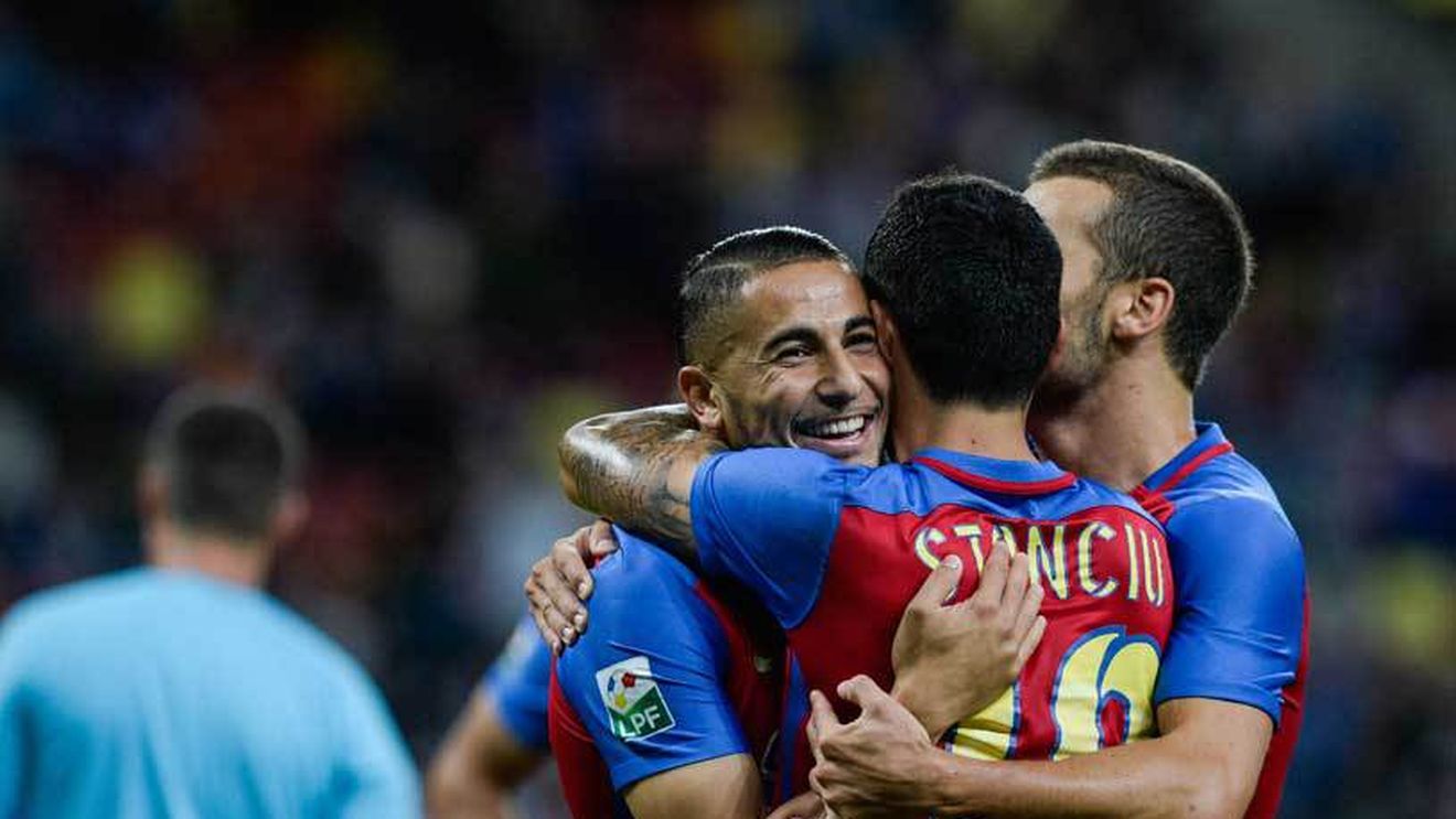 Blitzkrieg Ã  la Reghe! Papp și Tade au adus victoria în trei minute, la revenirea lui Reghecampf. Steaua - CS U Craiova 2-0. Campioana, la 8 puncte de Astra