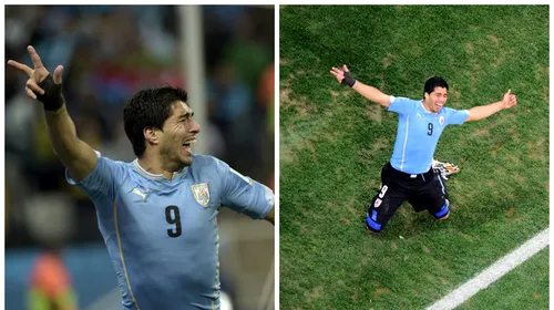 GALERIE FOTO | Suarez, eroul Uruguayului în meciul cu Anglia. Atacantul, în lacrimi la final