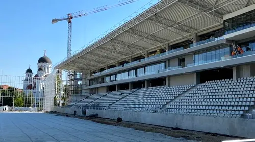 Aici ar putea juca FCSB și Dinamo! „Arcul de Triumf” se pregătește pentru montarea gazonului! Imagini superbe de la noua arenă din București | FOTO