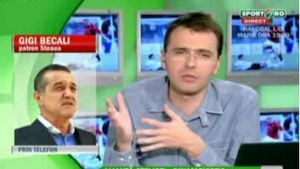VIDEO** Gigi Becali a "turbat" la Informația