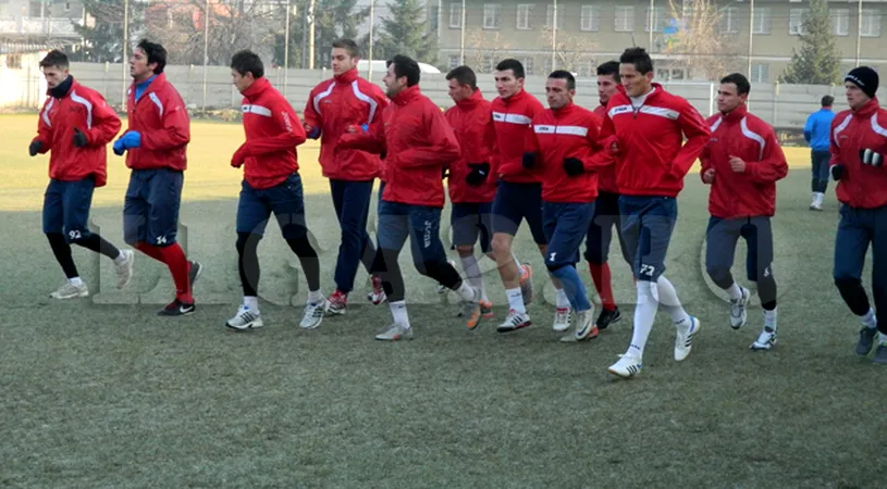 FC Bihor și-a anulat amicalul de la Marghita din cauza ninsorii!