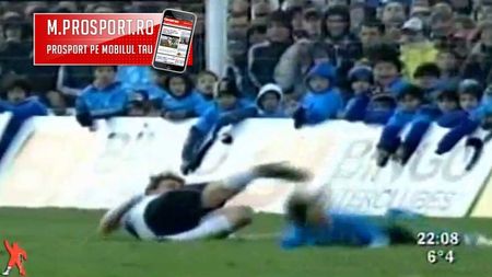 VIDEO Ă‚sta e cel mai NEBUN fotbalist din lume!** Și-a 'RUPT' fiul într-un meci caritabil!