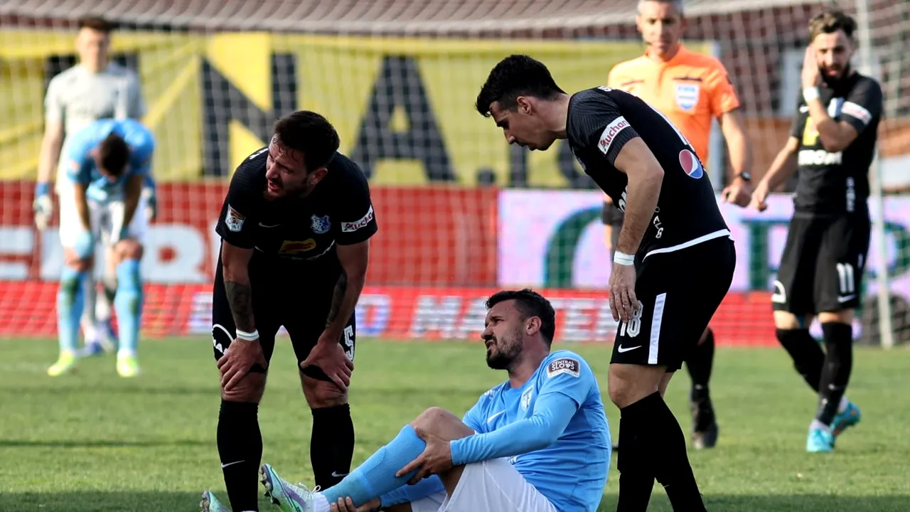 Cât va lipsi Constantin Budescu, după accidentarea îngrozitoare suferită în meciul FC Voluntari - Farul