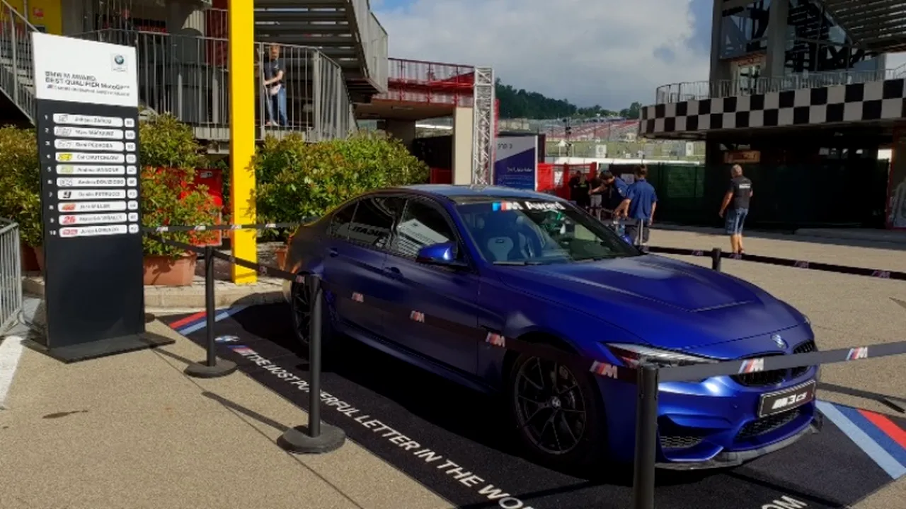 FOTO | Cel mai rapid BMW M3 construit vreodată, cadou pentru cel mai rapid pilot MotoGP. Marc Marquez poate câștiga al șaselea bolid în șase ani

