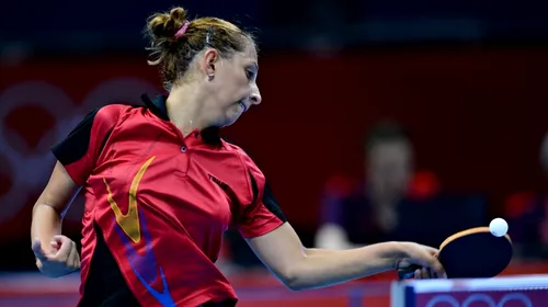 Naționala feminină de tenis de masă a României s-a calificat în optimi de finală la CM pe echipe