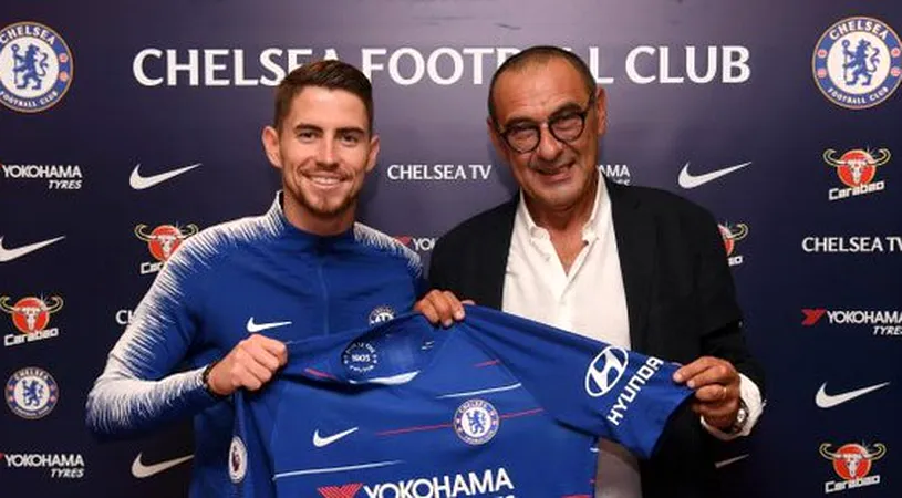 OFICIAL | Master Planul lui Abramovic s-a concretizat. Sarri și Jorginho au semnat cu Chelsea