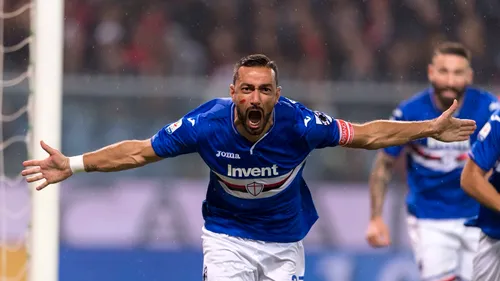 Quagliarella e zeu în Italia! Atacantul Sampdoriei a egalat un record deținut de marele Batistuta în Serie A