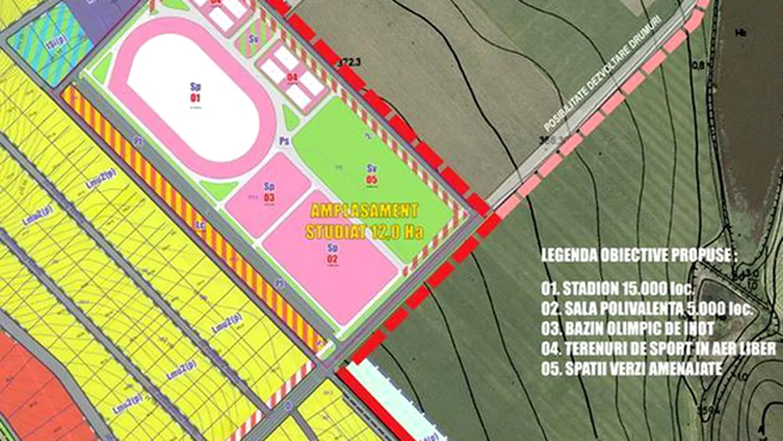 La Suceava se va construi un stadion de 15.000 de locuri** care va putea găzdui meciuri din Europa League