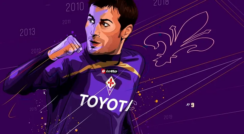 Nu l-au uitat! Adrian Mutu, în echipa decadei la Fiorentina, deși a jucat doar un sezon în tricoul viola în perioada 2010-2020
