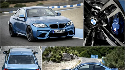 FOTO | Noul BMW M2 își arată mușchii pentru prima dată: 370 cai putere și un demaraj 0-100 km/h în 4,3 secunde