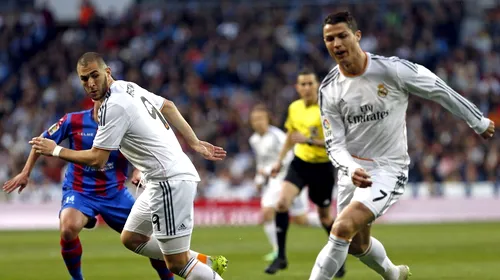 Ronaldo, one-man show, contra lui Levante. Real s-a distanțat la patru puncte de Barcelona