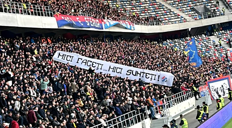 Steaua - Dinamo, CRONICA ULTRA. Dinamoviștii au impresionat prin desant, steliștii au aprins stadionul. Duelul mesajelor a dat savoare derby-ului | FOTO&VIDEO EXCLUSIV