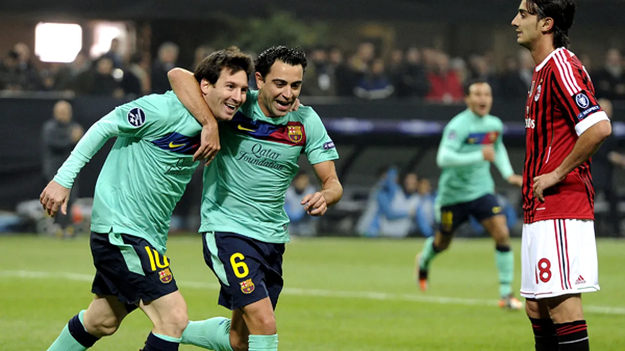 S-au rugat degeaba!** Genialul Messi îl apără pe Guardiola de răzbunarea lui Ibra: Milan - Barcelona 2-3