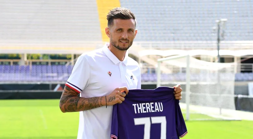 OFICIAL | Idolul din Ghencea, Cyril Thereau, a plecat de la Fiorentina. Echipa de tradiție cu care s-a înțeles 