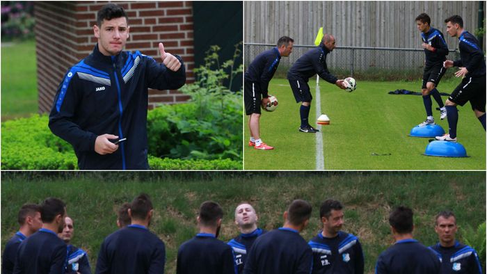 FOTO | S-a răzgândit Anton? Un stelist îl pregătește în cantonamentul Pandurilor din Olanda | VIDEO 
