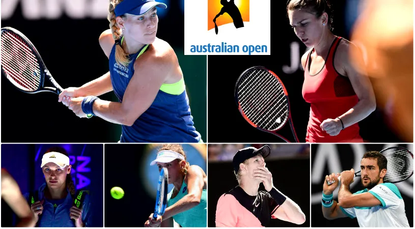 LIVE BLOG Australian Open | Simona Halep - Angelique Kerber: 6-3, 4-6, 9-7. Victorie URIAȘĂ‚ pentru prima finală de Mare Șlem pe hard a numărului 1 mondial. Caroline Wozniacki îi va fi adversară: a învins-o pe Mertens, 2-0. Marin Cilic, primul finalist la masculin