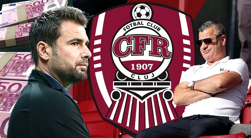 Adrian Mutu e deja sub presiune la CFR Cluj. Patronul Nelu Varga e nemulțumit de rezultatele „Briliantului”