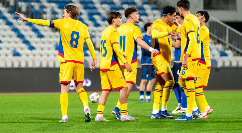 România U21 abordează ultimele trei meciuri din preliminariile EURO cu doi jucători din Liga 2. Naționala, șanse mai mici de calificare