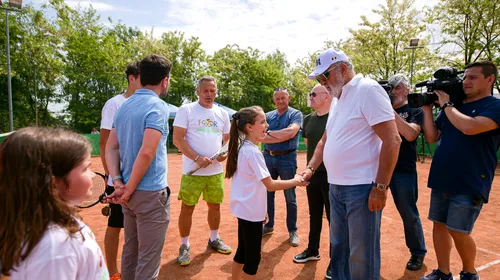 Copiii care doresc să învețe tenis pot beneficia gratuit de cursuri organizate de Fundația Olimpică Română! Ce spune Ion Țiriac despre programul Tennis Summer Camp 2022 | FOTO