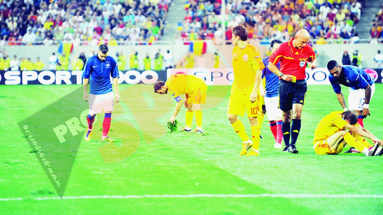 Rușine națională!** Pentru că noi nu suntem în stare, UEFA preia problema gazonului de pe Național Arena!