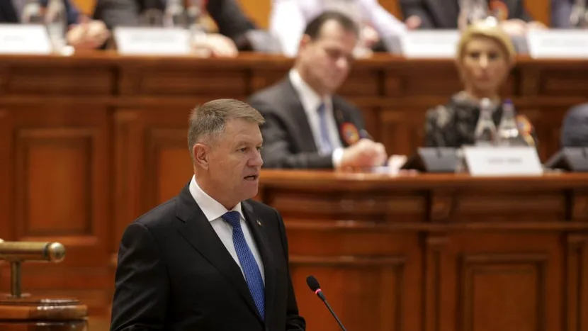 Klaus Iohannis, discurs în parlament la 30 de ani de la Revoluție