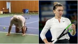 Superwoman Halep! Un tenismen profesionist a făcut greșeala de a se lua la întrecere de flotări cu Simona: „Nu o provocați niciodată!" VIDEO
