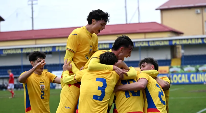 România U18 a promovat în Liga A a preliminariilor EURO după un gol marcat în minutul 90 în partida cu Danemarca! Doi jucători din Liga 2, pe teren