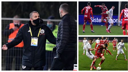 Costel Enache: ”Defensiv suntem vulnerabili. Pe partea ofensivă e prea puțin. Suntem greoi.” Concluziile antrenorului lui ”U” Cluj după a doua înfrângere consecutivă, acum cu Rapid