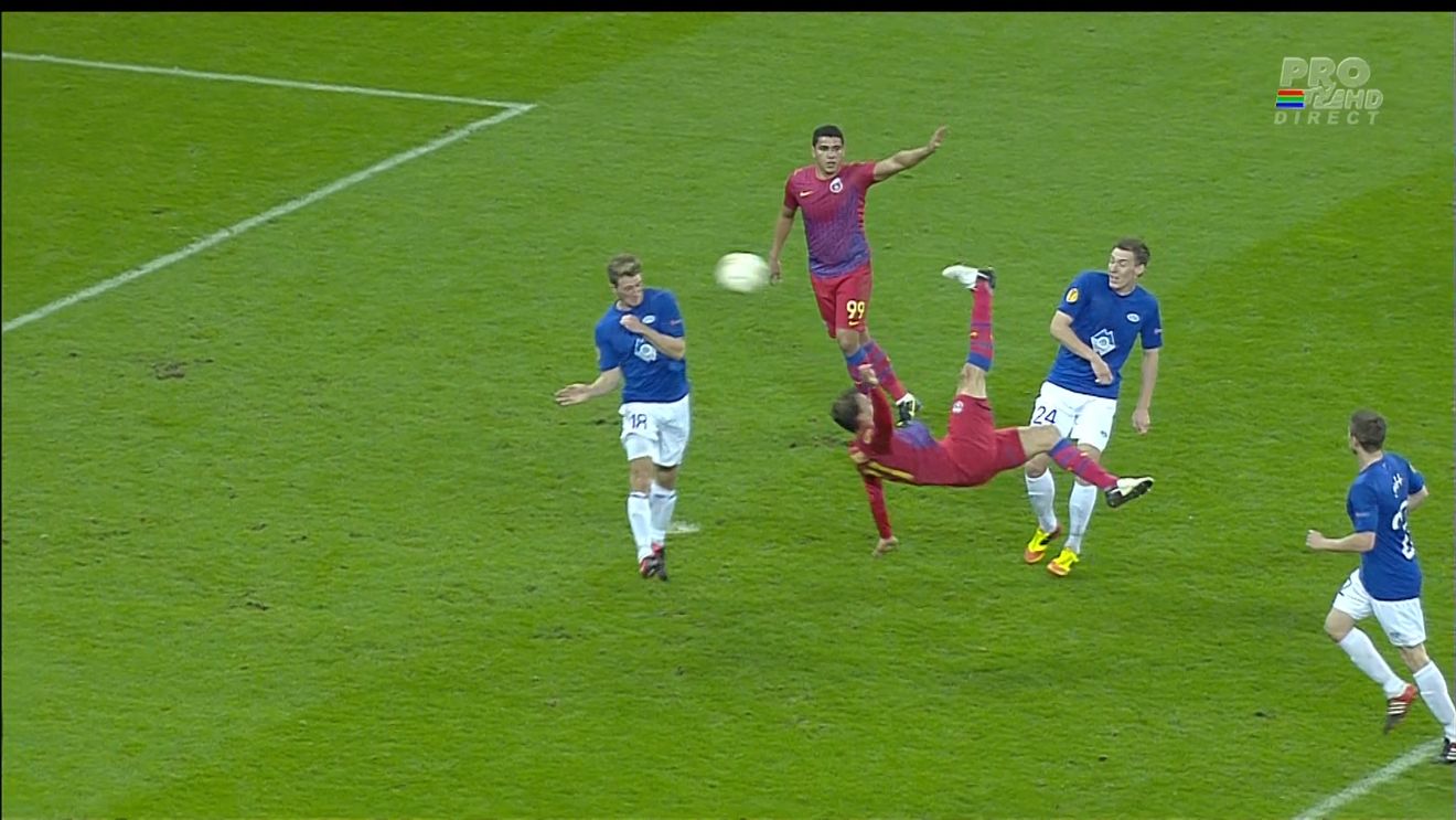 TARE! Cum s-a "născut" execuția fabuloasă a lui Chiricheș:** "Am avut sinuzită, evit să dau cu capul" :)