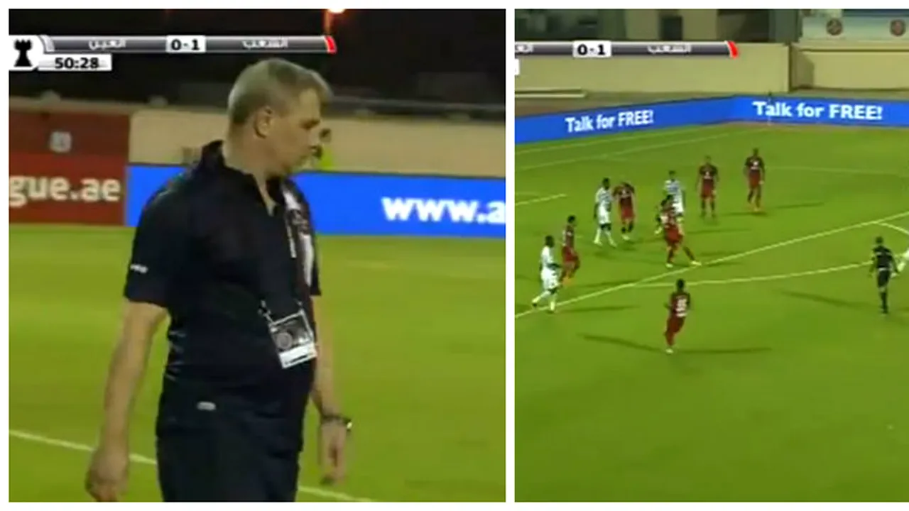 VIDEO: Rădoi i-a surprins pe arabi cu o tunsoare nouă și cu un gol spectaculos contra echipei lui Marius Șumudică 