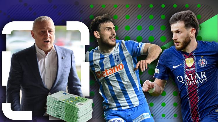 EXCLUSIV Kvaratskhelia vrea să-l ajute pe amicul Mekvabishvili să plece de la Universitatea Craiova! Mihai Rotaru a refuzat oferta și cere o sumă uriașă