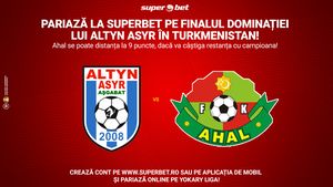 PSG-ul Turkmenistanului e în criză și poate pierde titlul după 6 succese consecutive. Ahal prinde viteză, dacă rămâne cu punctaj maxim și după restanța cu Altyn Asyr