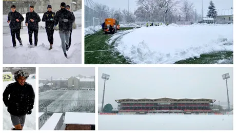 Iarna s-a mutat la mijlocul primăverii! Nămeții fac probleme la Iași, Brașov și Miercurea Ciuc, municipii cu echipe în Liga 2