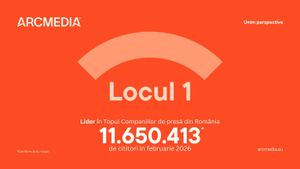 Locul 1. ARCMEDIA, liderul în presa online din România cu peste 11 milioane de cititori în luna februarie