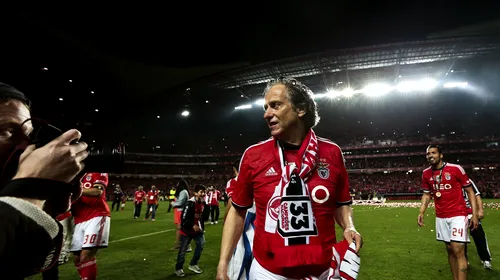 Jorge Jesus a fost confundat cu un fan în noaptea de Înviere. Un polițist vigilent l-a bruscat pe antrenorul de la Benfica, deghizat în ultras